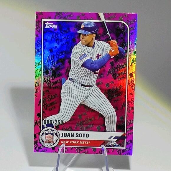 Juan Soto #60 Topps All-Star Game Pink Foil SP /250 - Picture 2 of 9